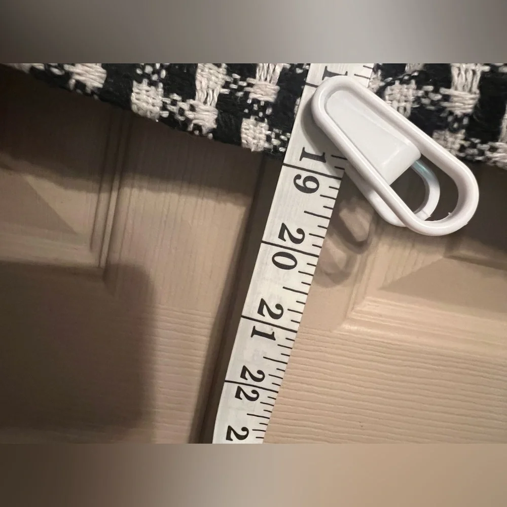LOFT Black and White  Mini Skirt
